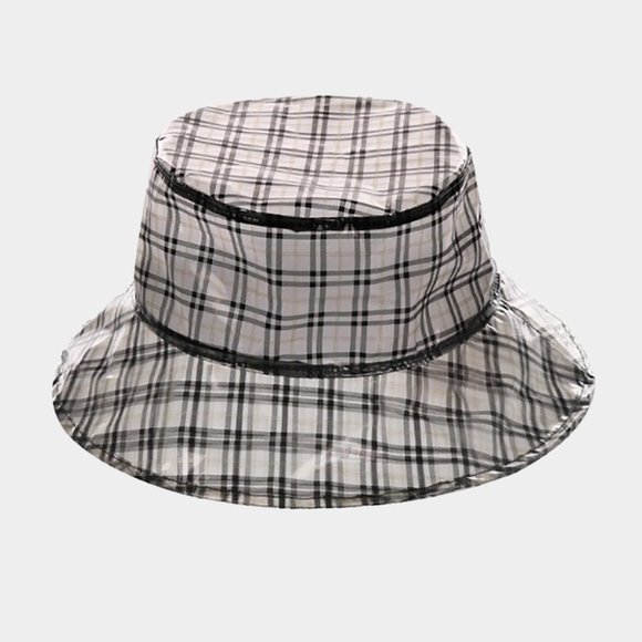 Plaid Check Pattern Bucket Hat - Picture 1 of 2